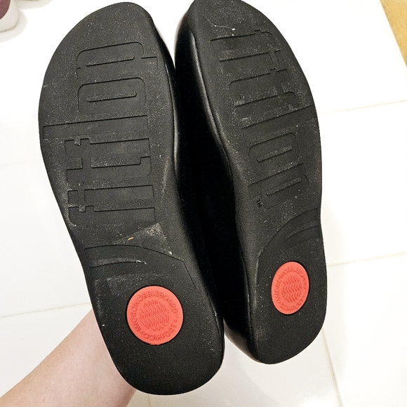 FitFlop Black Clog Mule Shoe Size 11 - Picture 9 of 13